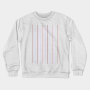Brighton and Hove Albion Retro 1983 White, Blue and Red Pinstripes Away Crewneck Sweatshirt